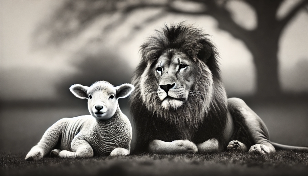 The Good Shepherd is both the Lion and the Lamb. 